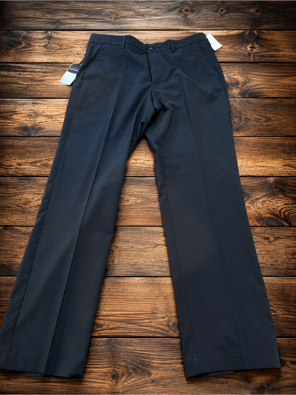 Greg Norman Collection Black Dress Pants - Straight Fit